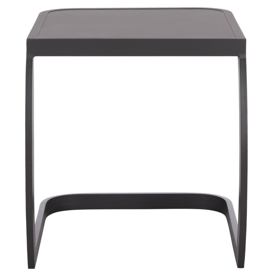 SUNBED SIDE TABLE RICKON HM6324.01 ALUMINUM IN GREY COLOR 45x48x49.5Hcm.