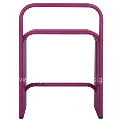 STOOL SERIES INTREPID HM6326.05 ALUMINUM IN PURPLE COLOR 40x38x55Hcm.
