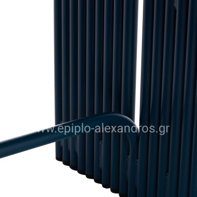 STOOL SERIES INTREPID HM6326.08 ALUMINUM IN BLUE COLOR 40x38x55Hcm.