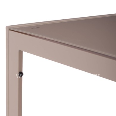 ΣΕΤ ΤΡΑΠΕΖΑΡΙΑΣ 5ΤΜΧ OFER HM21015 ΤΡΑΠΕΖΙ & 4 ΚΑΡΕΚΛΕΣ ΜΕΤΑΛΛΟ ΣΕ ΚΑΠΟΥΤΣΙΝΟ