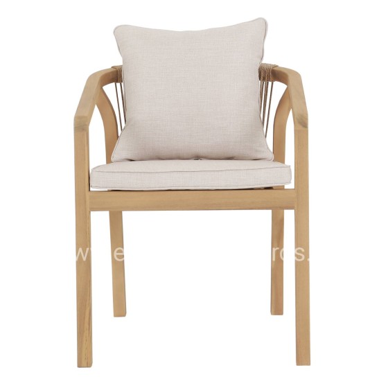 ΠΟΛΥΘΡΟΝΑ CONTREL HM6244.01 ΞΥΛΟ ΑΚΑΚΙΑΣ ΦΥΣΙΚΟ-ΣΧΟΙΝΙ & ΜΑΞΙΛΑΡΙΑ ΜΠΕΖ 58x60x74Υεκ.