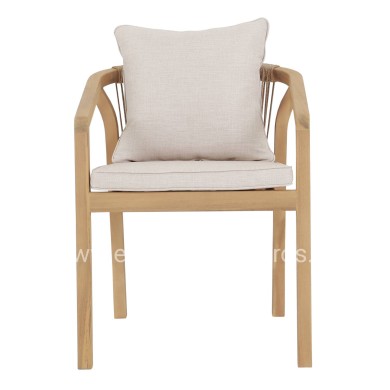 ΠΟΛΥΘΡΟΝΑ CONTREL HM6244.01 ΞΥΛΟ ΑΚΑΚΙΑΣ ΦΥΣΙΚΟ-ΣΧΟΙΝΙ & ΜΑΞΙΛΑΡΙΑ ΜΠΕΖ 58x60x74Υεκ.