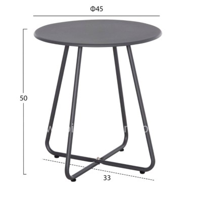 ΣΕΤ LOUNGE 3TMX ΕΞ.ΧΩΡΟΥ PONY HM21193 ΜΕΤΑΛΛΟ ΣΕ ΓΚΡΙ--ΣΥΝΘ.RATTAN ΣΕ ΛΕΥΚΟ-ΜΑΥΡΟ
