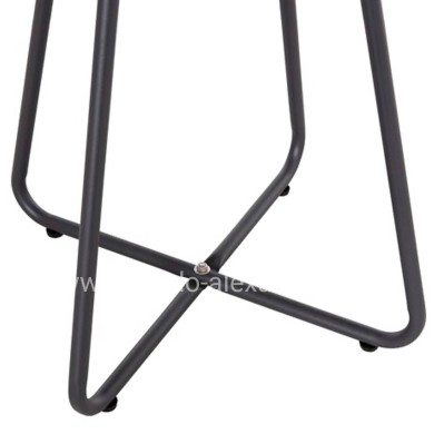 ΣΕΤ LOUNGE 3TMX ΕΞ.ΧΩΡΟΥ PONY HM21193 ΜΕΤΑΛΛΟ ΣΕ ΓΚΡΙ--ΣΥΝΘ.RATTAN ΣΕ ΛΕΥΚΟ-ΜΑΥΡΟ