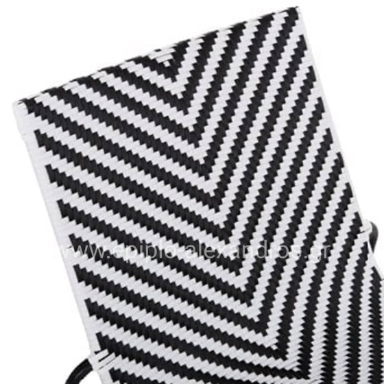 ΣΕΤ LOUNGE 3TMX ΕΞ.ΧΩΡΟΥ PONY HM21193 ΜΕΤΑΛΛΟ ΣΕ ΓΚΡΙ--ΣΥΝΘ.RATTAN ΣΕ ΛΕΥΚΟ-ΜΑΥΡΟ