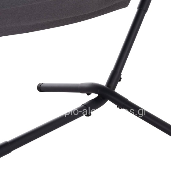 ΑΙΩΡΑ CRAVE HM6304.01 ΑΝΘΡΑΚΙ ΜΕΤΑΛΛΙΚΟΣ ΣΚΕΛΕΤΟΣ-ΣΚΟΥΡΟ ΓΚΡΙ ΥΦΑΣΜΑ 265x93x105Υεκ