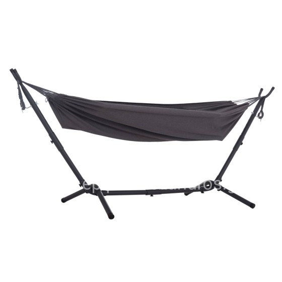 HAMMOCK CRAVE HM6304.01 ANTHRACITE METAL FRAME-DARK GREY FABRIC 265x93x105Hcm.