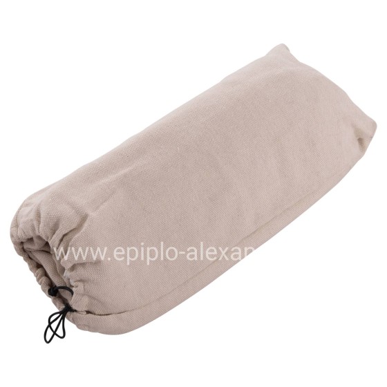 HAMMOCK CRAVE HM6304.02 ANTHRACITE METAL FRAME-BEIGE FABRIC 265x93x105Hcm.