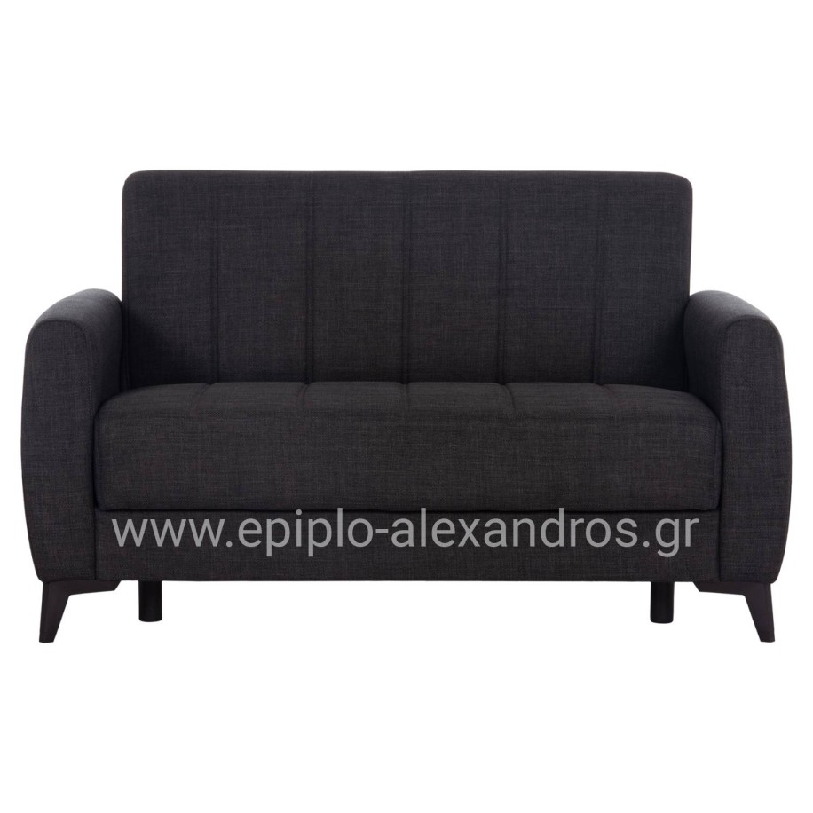 ΚΑΝΑΠΕΣ ΚΡΕΒΑΤΙ ΜΕ ΑΠΟΘ.ΧΩΡΟ ΔΙΘΕΣΙΟΣ NIKKO HM3293.01 ΓΚΡΙ ΥΦΑΣΜΑ 144x75x84Υεκ.