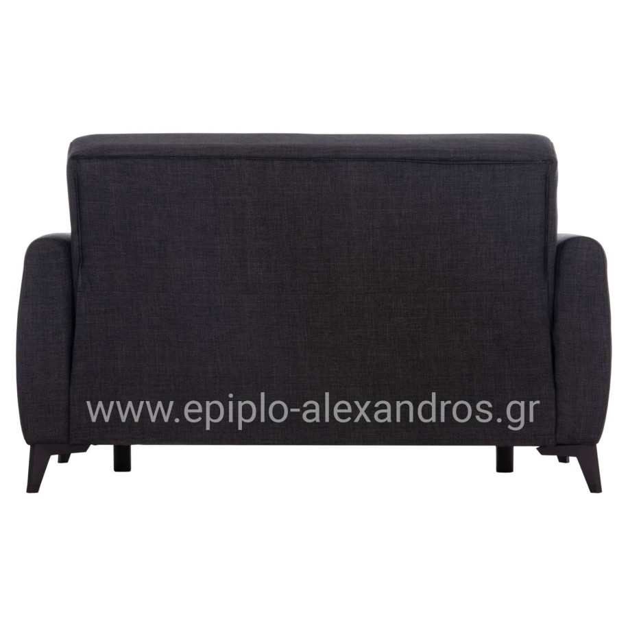 SOFA-BED 2-SEATER WITH STORAGE SPACE NIKKO HM3293.01 GREY FABRIC 144x75x84Hcm.