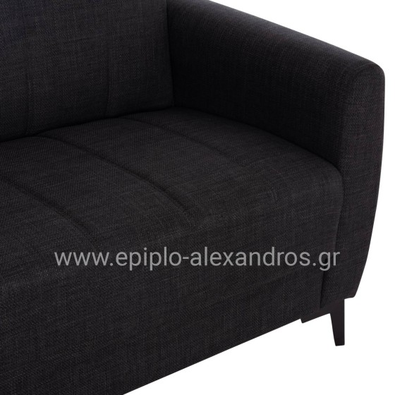 SOFA-BED 2-SEATER WITH STORAGE SPACE NIKKO HM3293.01 GREY FABRIC 144x75x84Hcm.