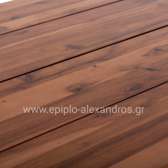 ΤΡΑΠΕΖΙ ΤΡΑΠΕΖΑΡΙΑΣ FRIGGO HM6297.02 ΞΥΛΟ ΑΚΑΚΙΑΣ ΠΑΧΟΣ ΕΠΙΦΑΝΕΙΑΣ 2,6εκ- 160x80x76Υ