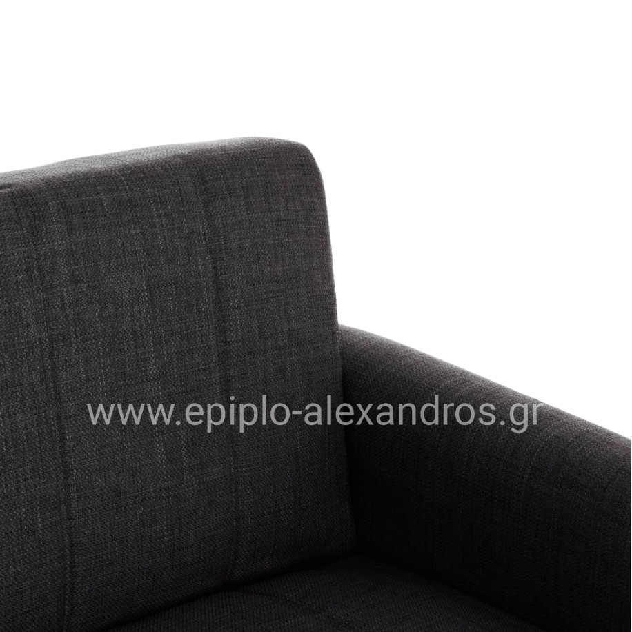 SOFA-BED 3-SEATER WITH STORAGE SPACE NIKKO HM3292.01 GREY FABRIC 209x76x83Hcm.