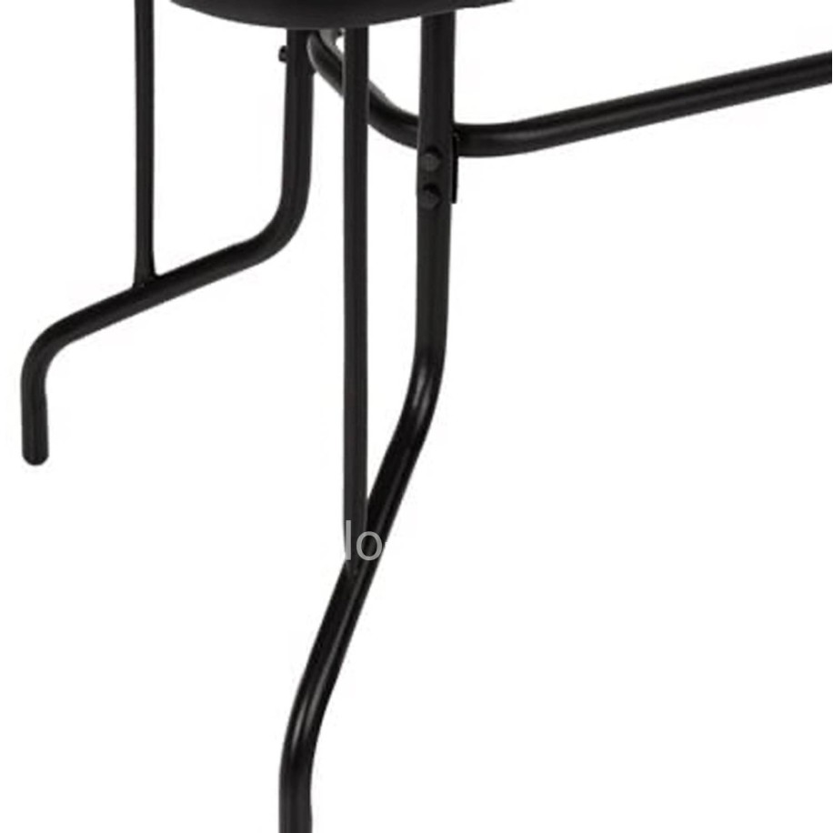 OUTDOOR DINING SET ADAM HM5193.13 TABLE WITH 4 DINING CHAIRS--BLACK