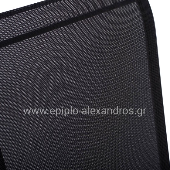 OUTDOOR DINING SET ADAM HM5193.13 TABLE WITH 4 DINING CHAIRS--BLACK