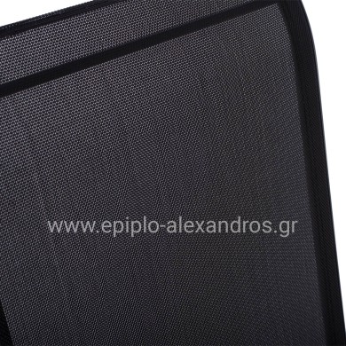 ΣΕΤ ΤΡΑΠΕΖΑΡΙΑΣ 5ΤΜΧ HM5193.13 ΜΕΤΑΛΛΙΚO ΜΕ 4 ΚΑΡΕΚΛΕΣ & ΤΡΑΠΕΖΙ 110x60 ΜΑΥΡΟ