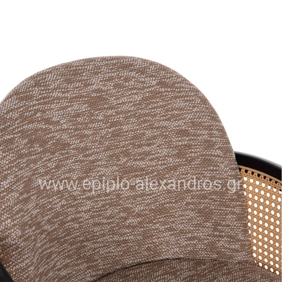 ΠΟΛΥΘΡΟΝΑ ΤΡΑΠΕΖΑΡΙΑΣ BECKER HM18246.03 PLYWOOD ΜΑΥΡΟ--ΚΑΦΕ ΥΦΑΣΜΑ 54x62x79Υεκ.