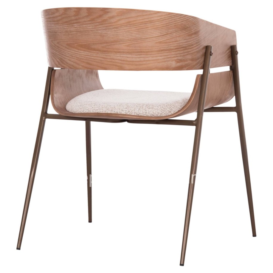 ΠΟΛΥΘΡΟΝΑ KRILL HM18254.01 PLYWOOD ΣΕ WHITEWASH--ΜΕΤΑΛΛΟ ΣΕ ΧΑΛΚΙΝΟ 55,5x55x72Υεκ.