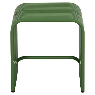 STOOL SERIES INTREPID HM6325.07 ALUMINUM IN GREEN COLOR 40x38x42.5Hcm.