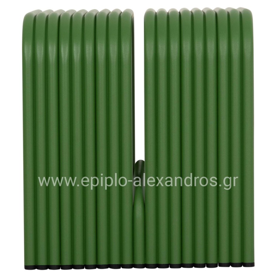 STOOL SERIES INTREPID HM6325.07 ALUMINUM IN GREEN COLOR 40x38x42.5Hcm.