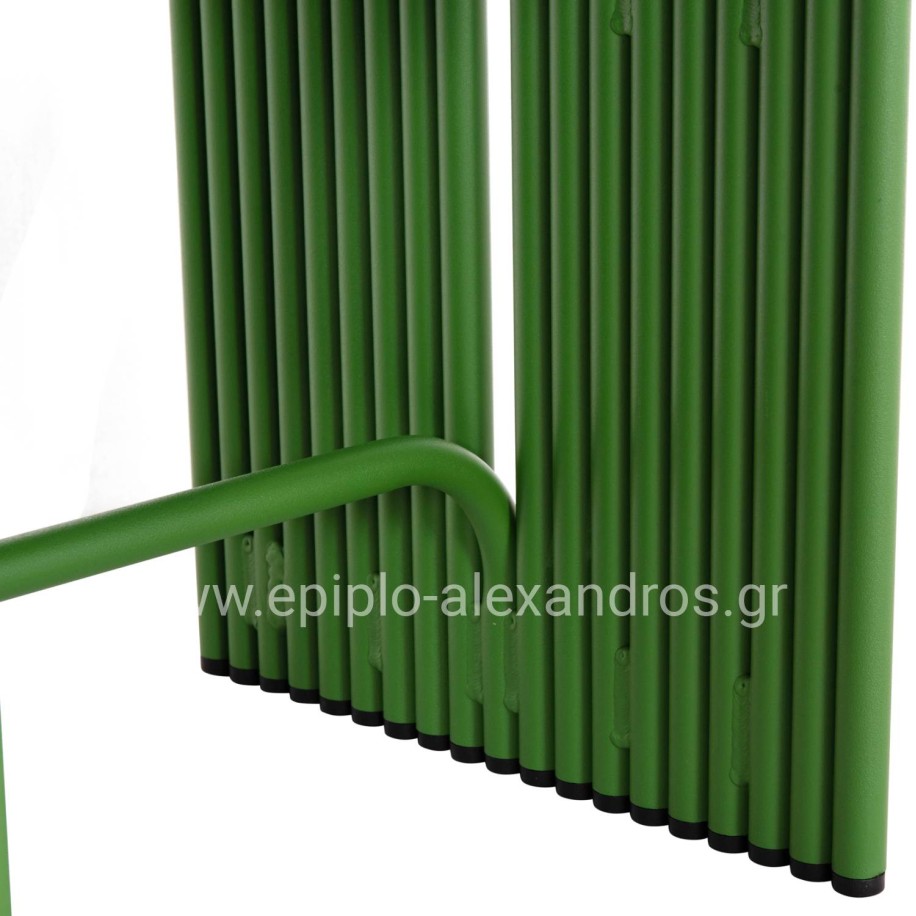 STOOL SERIES INTREPID HM6325.07 ALUMINUM IN GREEN COLOR 40x38x42.5Hcm.