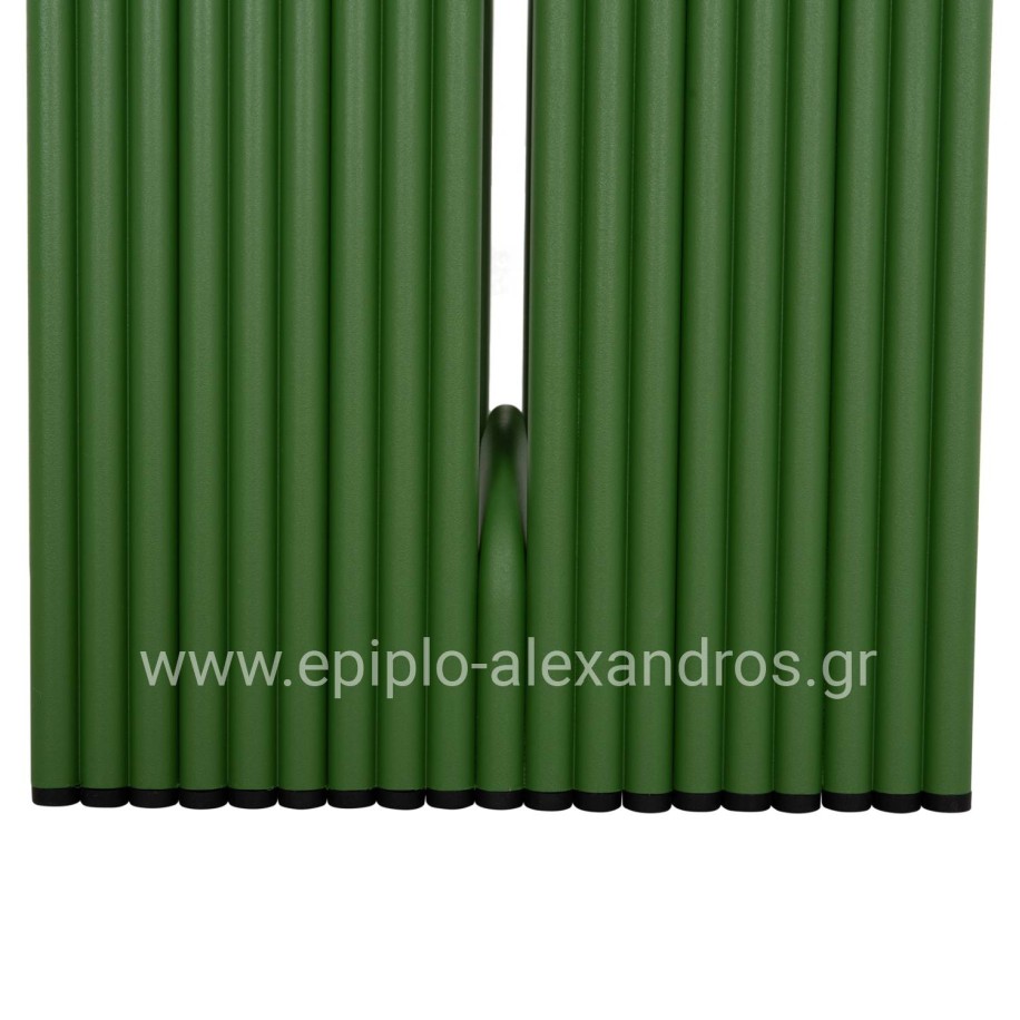 STOOL SERIES INTREPID HM6325.07 ALUMINUM IN GREEN COLOR 40x38x42.5Hcm.