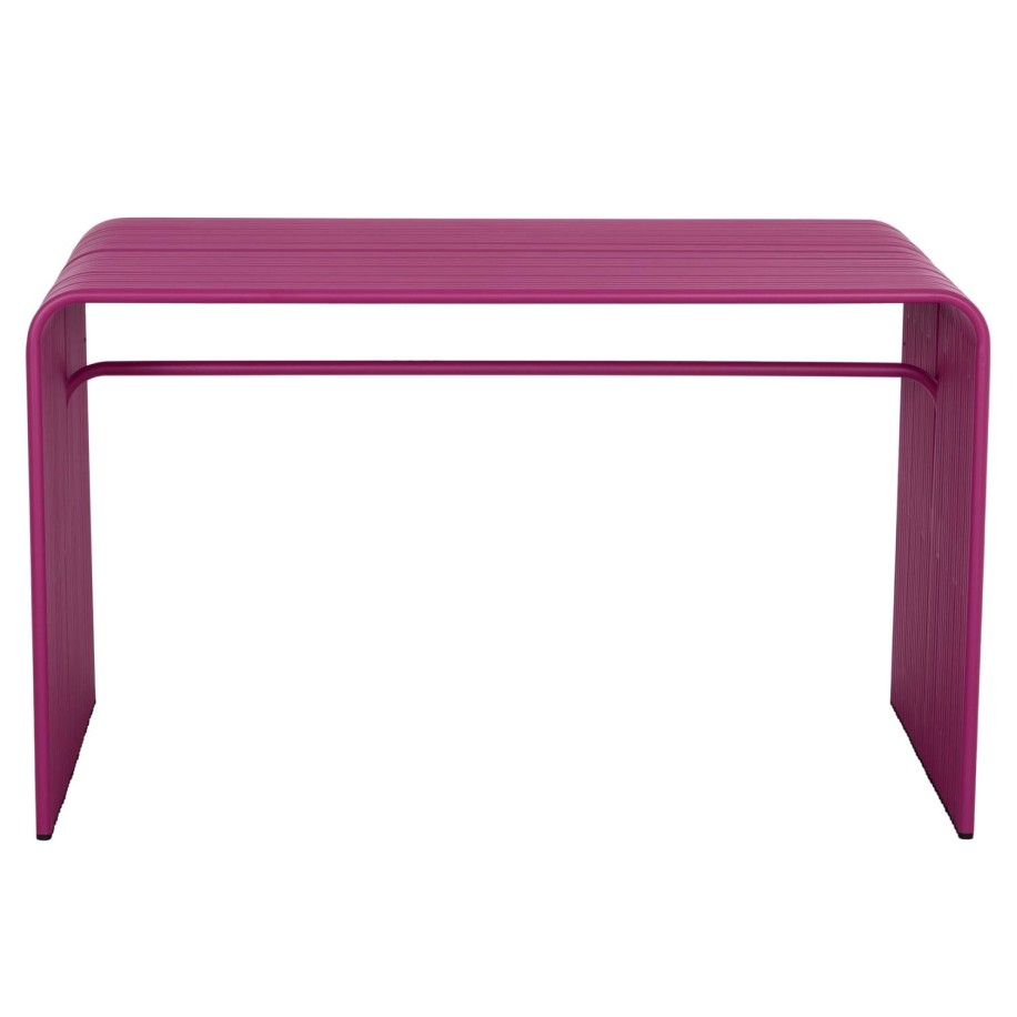 DINING TABLE SERIES INTREPID HM6330.05 ALUMINUM IN PURPLE 120x70x70.5Hcm.