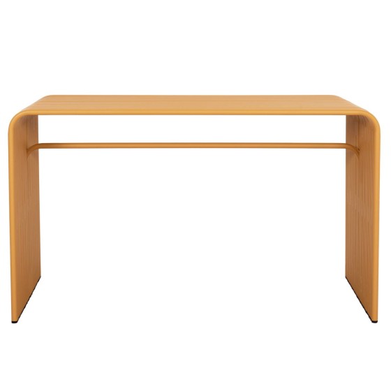 DINING TABLE SERIES INTREPID HM6330.07 ALUMINUM IN MUSTARD YELLOW 120x70x70.5Hcm.
