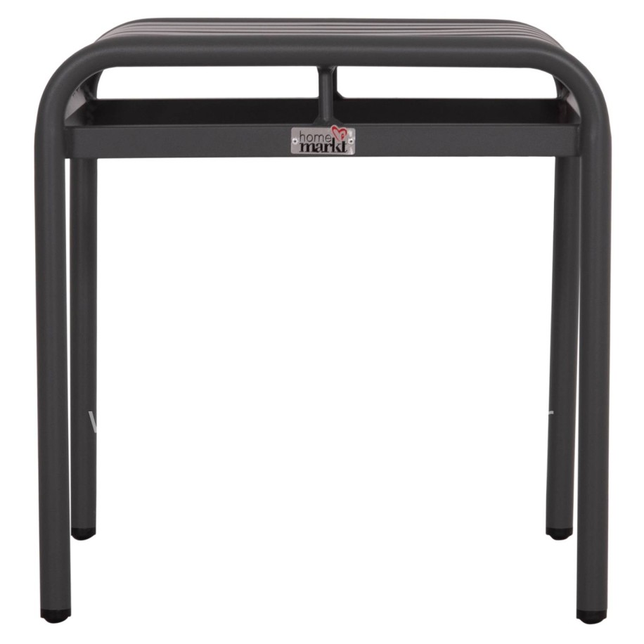 ALUMINUM STOOL RACHEL HM6340.01 GREY COLOR 45x45x46Hcm.