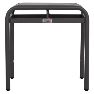 ALUMINUM STOOL RACHEL HM6340.01 GREY COLOR 45x45x46Hcm.