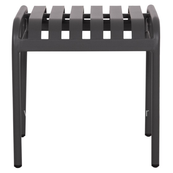 ALUMINUM STOOL RACHEL HM6340.01 GREY COLOR 45x45x46Hcm.