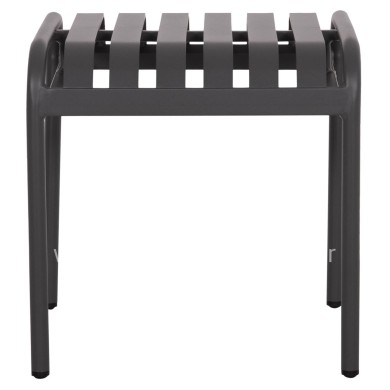 ALUMINUM STOOL RACHEL HM6340.01 GREY COLOR 45x45x46Hcm.
