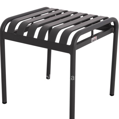 ALUMINUM STOOL RACHEL HM6340.01 GREY COLOR 45x45x46Hcm.