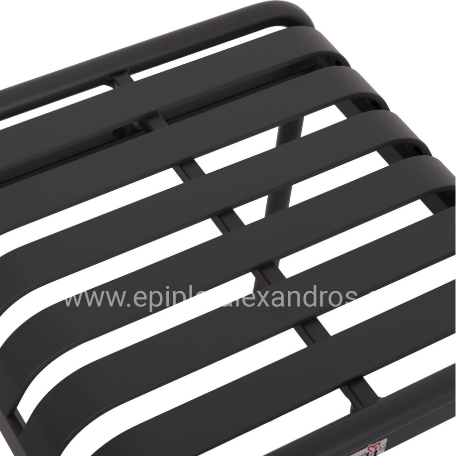 ΣΚΑΜΠΟ ΑΛΟΥΜΙΝΙΟΥ RACHEL HM6340.01 ΓΚΡΙ 45x45x46Υεκ.