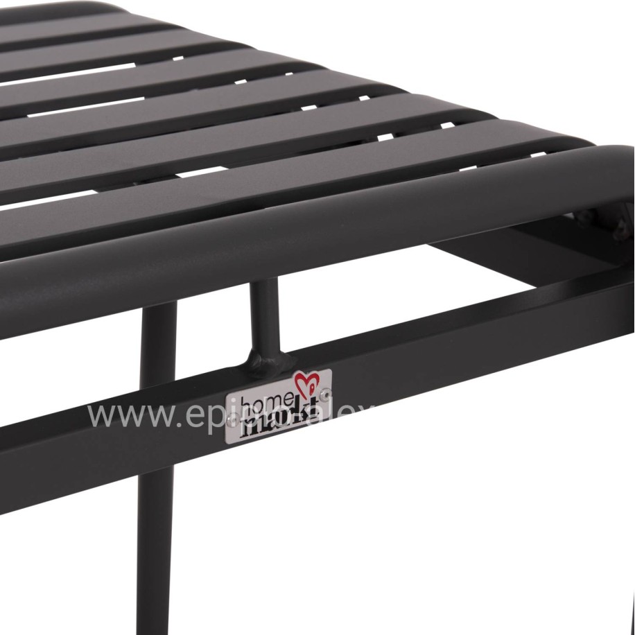 ΣΚΑΜΠΟ ΑΛΟΥΜΙΝΙΟΥ RACHEL HM6340.01 ΓΚΡΙ 45x45x46Υεκ.