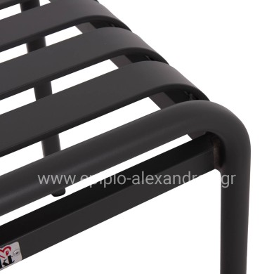 ΣΚΑΜΠΟ ΑΛΟΥΜΙΝΙΟΥ RACHEL HM6340.01 ΓΚΡΙ 45x45x46Υεκ.