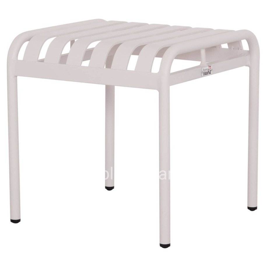 ΣΚΑΜΠΟ ΑΛΟΥΜΙΝΙΟΥ RACHEL HM6340.02 ΛΕΥΚΟ 45x45x46Υεκ.