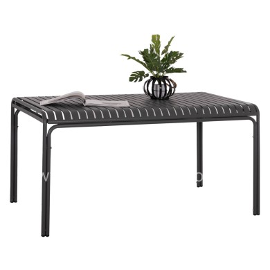 OUTDOOR ALUMINUM TABLE RACHEL HM6339.01 GREY COLOR 150x80x75Hcm.