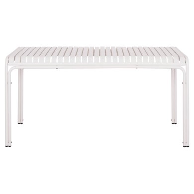 OUTDOOR ALUMINUM TABLE RACHEL HM6339.02 WHITE COLOR 150x80x75Hcm.