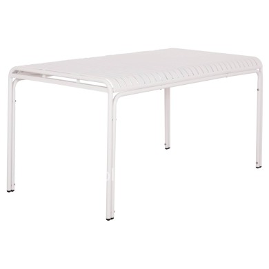 ΤΡΑΠΕΖΙ ΑΛΟΥΜΙΝΙΟΥ RACHEL HM6339.02 ΛΕΥΚΟ 150x80x75Υεκ.