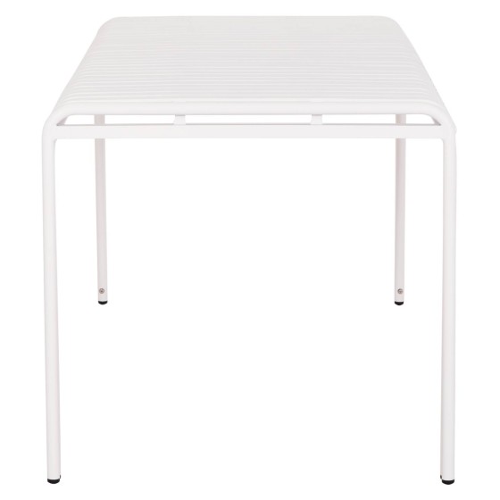 OUTDOOR ALUMINUM TABLE RACHEL HM6339.02 WHITE COLOR 150x80x75Hcm.