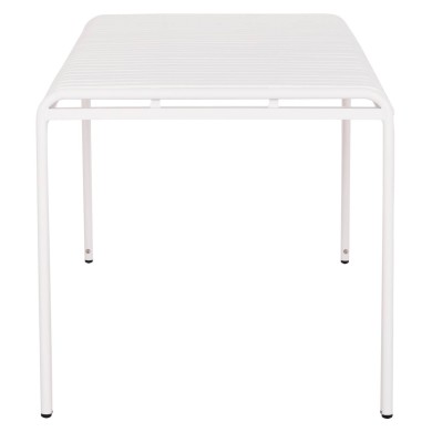 OUTDOOR ALUMINUM TABLE RACHEL HM6339.02 WHITE COLOR 150x80x75Hcm.