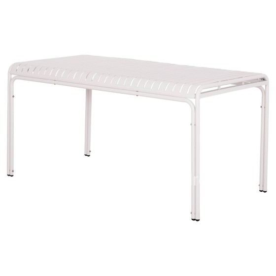 OUTDOOR ALUMINUM TABLE RACHEL HM6339.02 WHITE COLOR 150x80x75Hcm.
