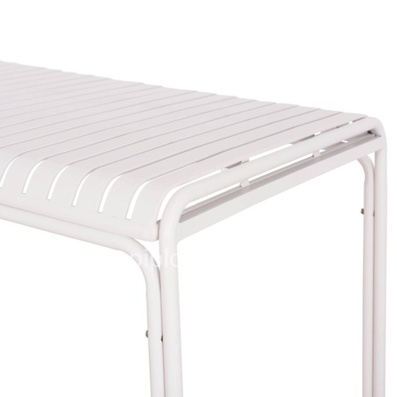 ΤΡΑΠΕΖΙ ΑΛΟΥΜΙΝΙΟΥ RACHEL HM6339.02 ΛΕΥΚΟ 150x80x75Υεκ.