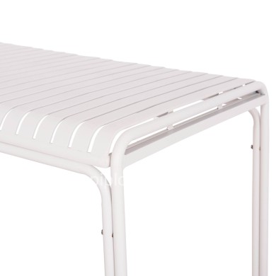 ΤΡΑΠΕΖΙ ΑΛΟΥΜΙΝΙΟΥ RACHEL HM6339.02 ΛΕΥΚΟ 150x80x75Υεκ.