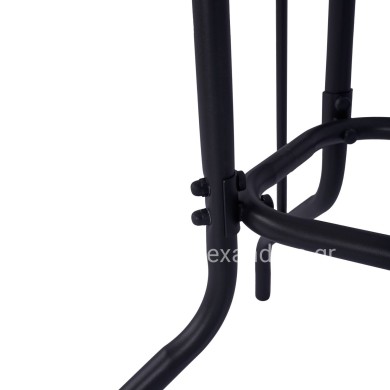 OUTDOOR DINING SET 5PCS ADAM HM21160 ALUMINUM CHAIRS & TABLE 120x70 GREY