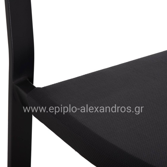 OUTDOOR DINING SET 5PCS ADAM HM21160 ALUMINUM CHAIRS & TABLE 120x70 GREY