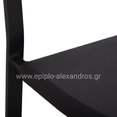 ΣΕΤ ΤΡΑΠΕΖΑΡΙΑΣ 5ΤΜΧ ADAM HM21160 ΚΑΡΕΚΛΕΣ ΑΛΟΥΜΙΝΙΟΥ & ΤΡΑΠΕΖΙ 120x70 ΓΚΡΙ