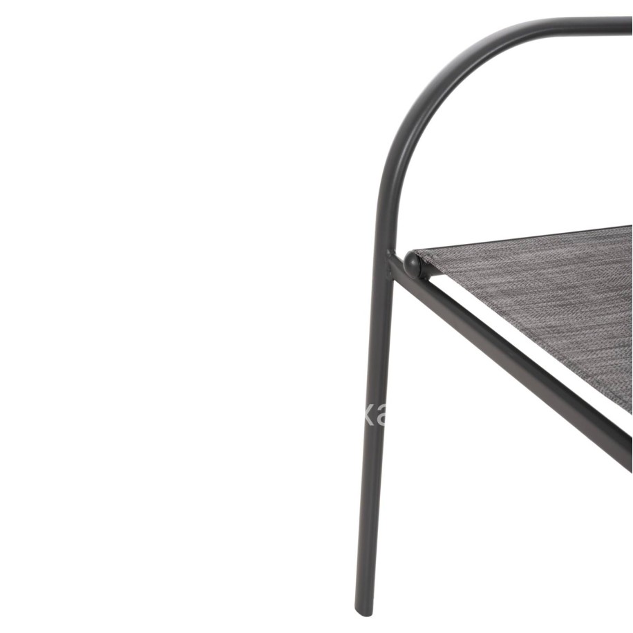 OUTDOOR DINING SET 5PCS REDAN HM21223 TABLE & 4 ARMCHAIRS IN GREY