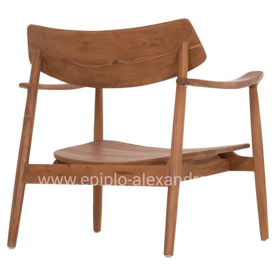 ΠΟΛΥΘΡΟΝΑ LOUNGE RANGER HM18255.01 ΞΥΛΟ TEAK ΣΕ ΦΥΣΙΚΟ 70x73x73Υεκ.
